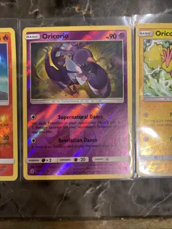 Pokemon TCG Oricorio Holo Cards Near Mint Rare - Image 3