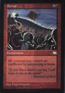 Fervor - Weatherlight: #99, Magic: The Gathering Nm R191 - Image 1