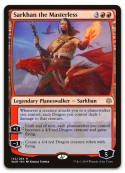 Sarkhan the Masterless #143 LP War of the Spark WAR Magic MTG - Image 1