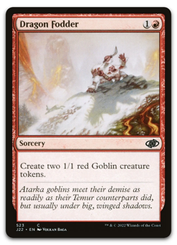 Dragon Fodder (523) LP Jumpstart 2022 J22 Magic MTG - Image 1