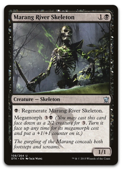 Marang River Skeleton #108 (LP) Dragons of Tarkir DTK Magic MTG - Image 1