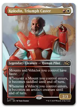 Kolodin, Triumph Caster (Borderless) #364 (NM) Aetherdrift DFT Magic MTG - Image 1
