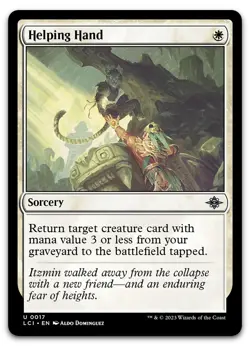 Helping Hand #17 (NM) Lost Caverns of Ixalan LCI Magic MTG - Image 1