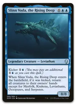 Slinn Voda, the Rising Deep #66 (NM) Dominaria DOM Magic MTG - Image 1