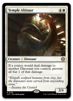 Temple Altisaur #138 (NM) Lost Caverns of Ixalan LCC Magic MTG - Image 1