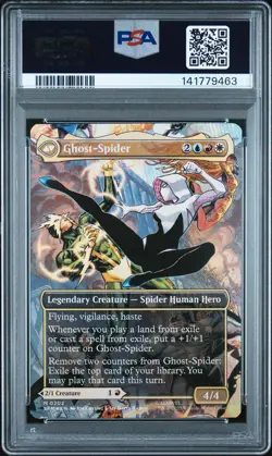 2025 MAGIC: THE GATHERING MARVEL'S SPIDER-MAN GHOST-SPIDER/GWEN STACY PSA 10 - Image 2