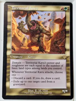 Territorial Kavu - Retro Frame Modern Horizons 2 - Magic the Gathering MTG Nice! - Image 1