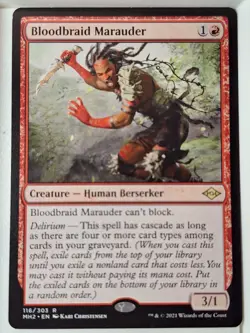 Bloodbraid Marauder - Modern Horizons 2 - Magic the Gathering MTG Nice! - Image 1
