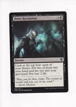 2020 MAGIC THE GATHERING MTG COMMANDER LEGENDS BITTER REVELATION (#1) (X) - Image 1