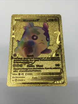 Pokemon Gold Fan Art Morpeko V 079/202 RARE - Image 1