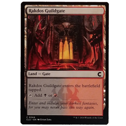 x4 Rakdos Guildgate CLU MTG M/NM Playset Common Multi-color Dual Land Gate TCG - Image 1
