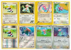 8x Vintage Sabrina's Porygon E-Reader Lot 39/102 98/132 103a/147 - Pokemon NM/LP - Image 1
