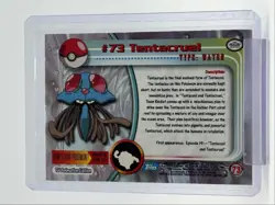 TENTACRUEL 1999 TOPPS CHROME POKEMON TV SERIES 1 BLUE LOGO 73 Q0899 - Image 2