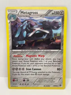 Pokemon TCG Metagross Structure Deck Cracked Ice Holo Rare - Image 1