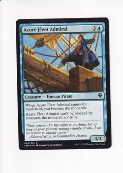 2020 MAGIC THE GATHERING MTG COMMANDER LEGENDS AZURE FLEET ADMIRAL (#2) (X) - Image 1