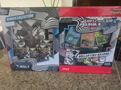 Pokemon Black Bolt White Flare Bundle Sams Club Poster Black Binder Sealed!! - Image 1