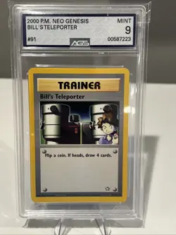 2000 Pokemon Neo Genesis Bill’s Teleporter AGS 9 - Image 1