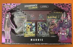 🔥🔥🔥 Pokemon Champion's Path Marnie Premium Collection Box New Factory Sealed - Image 1