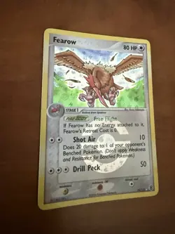 Fearow 24/112 FireRed & LeafGreen Reverse Holo Rare Pokemon 2004 Played Card - Image 1