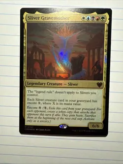 Commander Masters MTG Sliver Gravemother Foil Near Mint Condition - Image 1