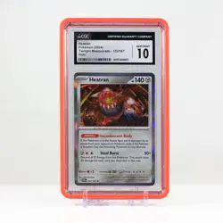 Pokemon Heatran #123 Holo Twilight Masquerade 2024 - CGC 10 Gem Mint - Image 1