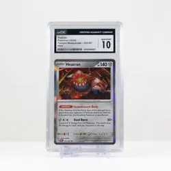 Pokemon Heatran #123 Holo Twilight Masquerade 2024 - CGC 10 Gem Mint - Image 2