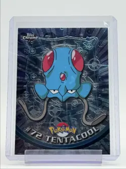 TENTACOOL 1999 TOPPS CHROME POKEMON TV SERIES 1 BLUE LOGO 72 Q0899 - Image 1