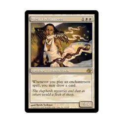 WOTC MtG Planar Chaos Mesa Enchantress (R) (Foil) EX - Image 1