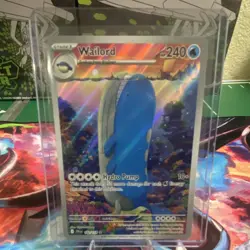 Pokemon Wailord 162/159 Sv09 Journey Illustration Rare Stage 1 240HP Holo EN - Image 1