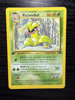 Pokemon TCG Victreebel 1st Edition Jungle Rare Regular 30/64 - Image 1