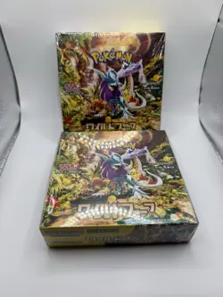 Sealed Japanese Wild Force Booster Box Pokemon 2 Box Lot - Image 1