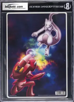 2013 POKEMON PIKACHU THE MOVIE PENCIL BOARD GENESECT ARMY BGS 9 - Image 2