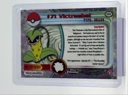 VICTREEBEL 1999 TOPPS CHROME POKEMON TV SERIES 1 BLUE LOGO 71 Q0899 - Image 2