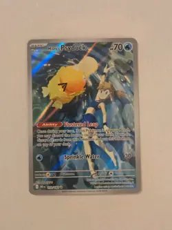 Pokemon Misty's Psyduck Full Art Holo Illustration Rare 193/182 Sv10 70 HP - Image 1