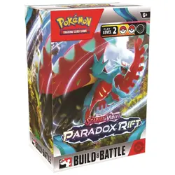 Pokemon * Paradox Rift * SV04 Build and Battle Box (x4) Booster Packs + Extras - Image 1