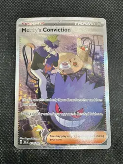 Pokemon TCG Temporal Forces Morty's Conviction 211/162 Secret Art Rare SAR - NM - Image 2