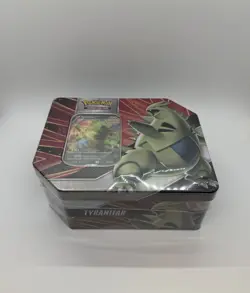 Pokemon TCG Tyranitar V Strikers Factory Sealed 5-Pack Tin - Image 5