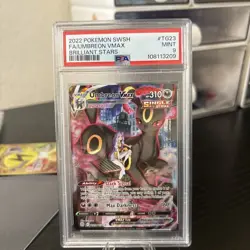 Pokemon TCG Umbreon VMAX TCG TG23/TG30 Trainer Gallery Brilliant Stars PSA 9 - Image 3