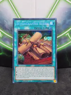 Yugioh Witchcrafter Scroll INCH-EN025 Secret Rare 1st Edition NM - Image 1