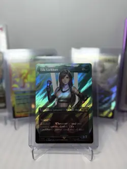 Tifa Lockhart (Borderless 536) (Surge Foil) - NM - MTG - FIN - Image 1