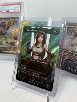 Tifa Lockhart (Borderless 536) (Surge Foil) - NM - MTG - FIN - Image 3