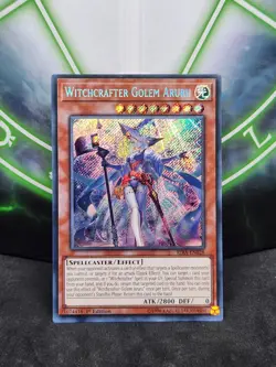 Yugioh Witchcrafter Golem Aruru RIRA-EN028 Secret Rare 1st Edition NM - Image 1