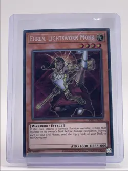 EHREN, LIGHTSWORN MONK 2008 YU-GI-OH! LIGHT OF DESTRUCTION Q4385 - Image 1