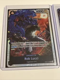 One Piece Adventure On Kami Island Rob Lucci EB04-048 SR & Alt Art Foil English - Image 2