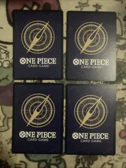4x Ground Death Foil Rare OP14-096 One Piece TCG The Azure Sea's Seven Playset - Image 2