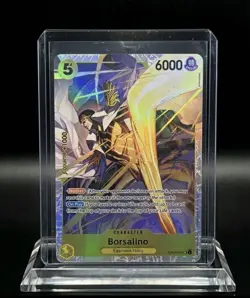 Bandai One Piece CCG Borsalino Egghead Blocker Foil EDC4-059 5 Cost 6000 Power - Image 1