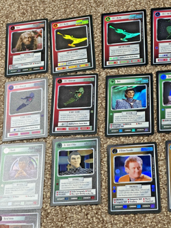 2000 STAR TREK CCG REFLECTIONS FOILS LOT OF 16 CARDS WITH DUPLICATES - Image 2