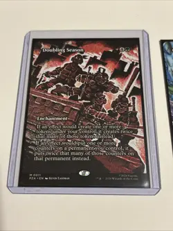 MTG Teenage Mutant Ninja Turtles Doubling Season & Cytoplast Source Material NM - Image 2