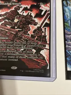 MTG Teenage Mutant Ninja Turtles Doubling Season & Cytoplast Source Material NM - Image 4