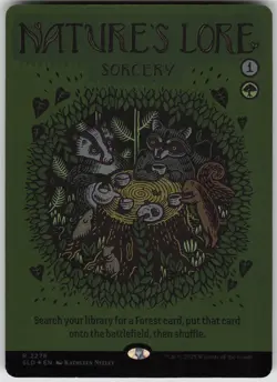 MTG Nature's Lore Foil NM Secret Lair Drop Series Magic 2278 - Image 1